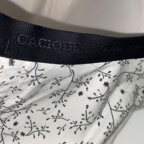 Cacique black & white floral smooth w/lace RN 118641 Sz 44G - Picture 4 of 7